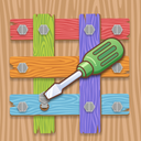 Wood Puzzle : Screws & Bolts