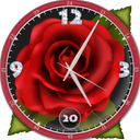 Rose Clock Themes Live Wallpapers