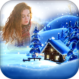 Snowfall Photo Frames