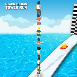 Stack Human Tower Run 3D