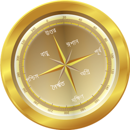 Compass with Bengali Direction