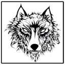 Tribal Wolf Tattoos Ideas