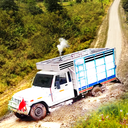 4x4 Pickup Truck Hill Cargo 3D