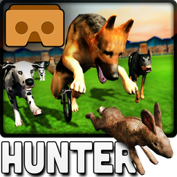 VR Racing Dog Simulator : Dogs race bunny hunter