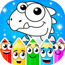 Coloring dinosaurs