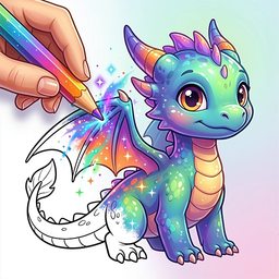 Fun Coloring Book Drawing