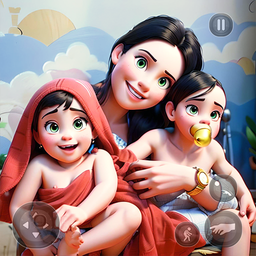 Pregnant Mom Twins Life Sim 3D