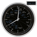 12-hour world clock