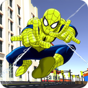 Incredible Flying Superhero Spider City Rescue