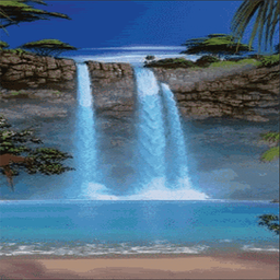 آبشارهای بی نظیر و زیبا(زنده)