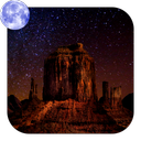 Beautiful Desert Night Live Wallpaper