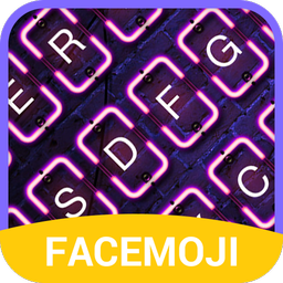 Neon Emoji Keyboard Theme