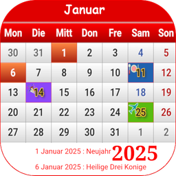 Österreich Kalender 2025