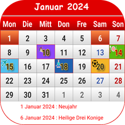 Österreich Kalender 2024