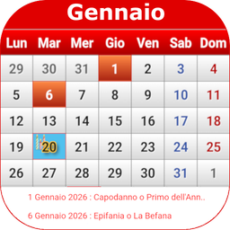 Italia Calendario 2025