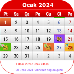 Turkey Calendar 2024