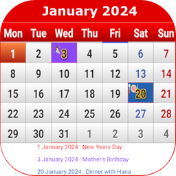 UK Calendar 2020
