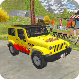 Mountain jeep Game Uphill jeep