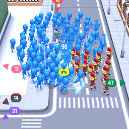 Crowd Run City Clash Run Squid