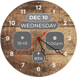 Wood Grain - watch face