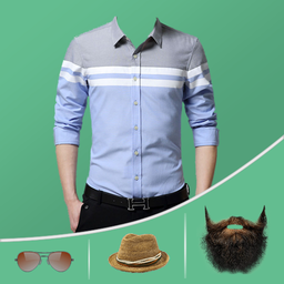 Man Shirt Photo Suit