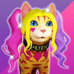 Cats run 3D