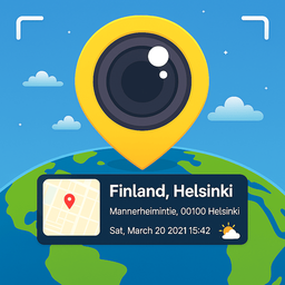 GPS Camera, Map & Timestamp