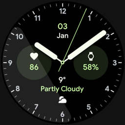 Awf Analog PRO: Watch face