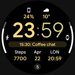 Digital Informer: Watch face