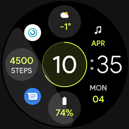 Awf OS 3 Digital: Watch face