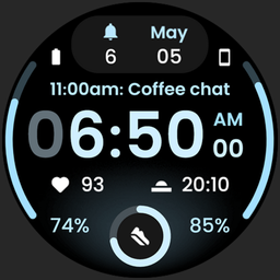 React 2: Watch face