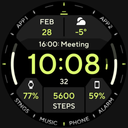 TACT TWO: Wear OS Watch face