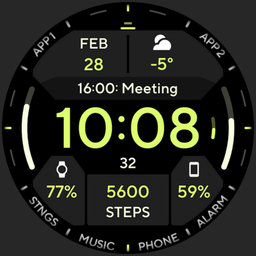 TACT TWO: Watch face