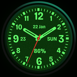 Live Analog Clock Wallpaper