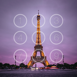 Eiffel Tower Lock Screen