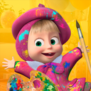 Masha and the Bear Coloring