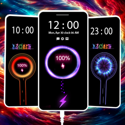 Battery Charging Animation 3D