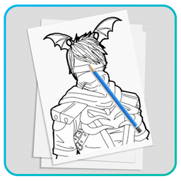 How To Draw FF Easy