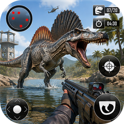 Wild Dinosaur Hunting Games 3D