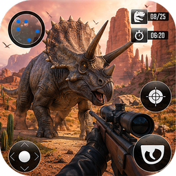 Wild Dinosaur Hunting Games 3D
