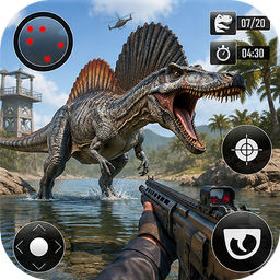 Wild Dinosaur Hunting Games 3D