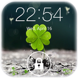 Galaxy rainy lockscreen