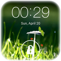 Spring live wallpaper lock