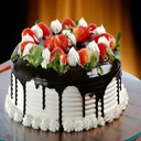 Cake and drink bow