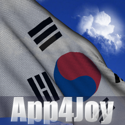 South Korea Flag Live Wall