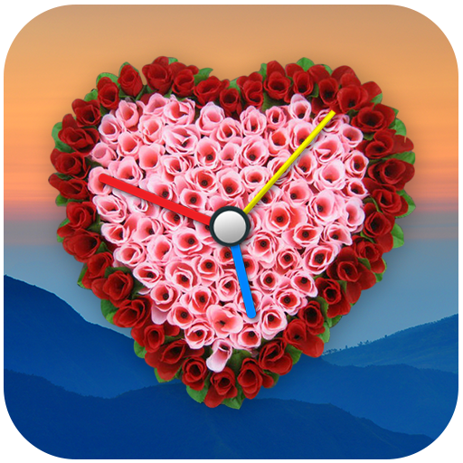 برنامه Rose Clock Live wallpaper دانلود بازار