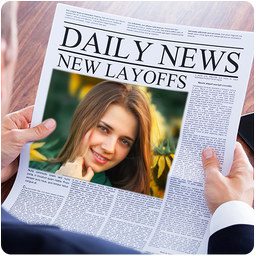 News Paper Photo Frames