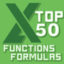 Top 50 Excel Formulas and Functions