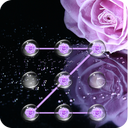 AppLock Theme Purple Rose