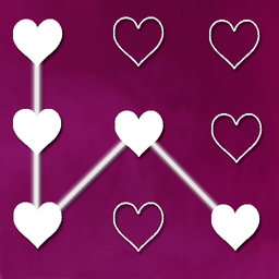 Heart Pattern Lock Screen